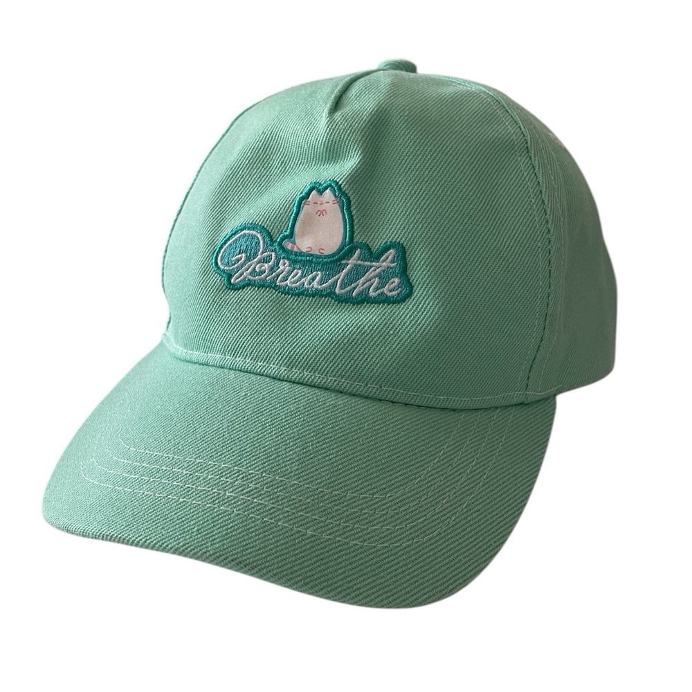 Pusheen Breathe Green Baseball Cap with Adjustable Strap